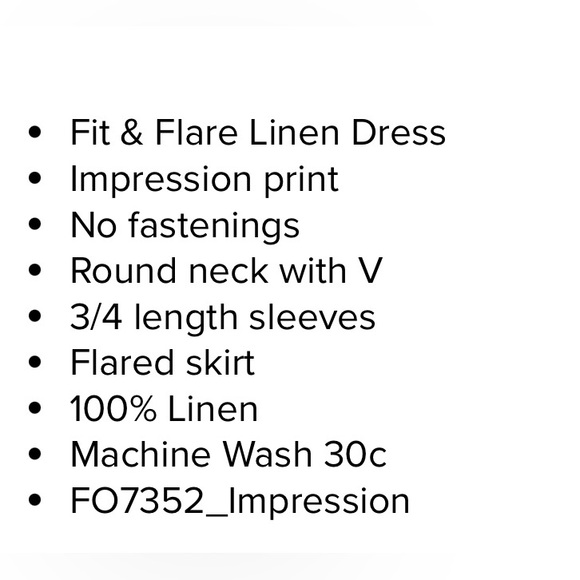 FOIL My Flare Lady linen dress that is perfect for summer. Comfy,cool & stylish - Picture 8 of 8